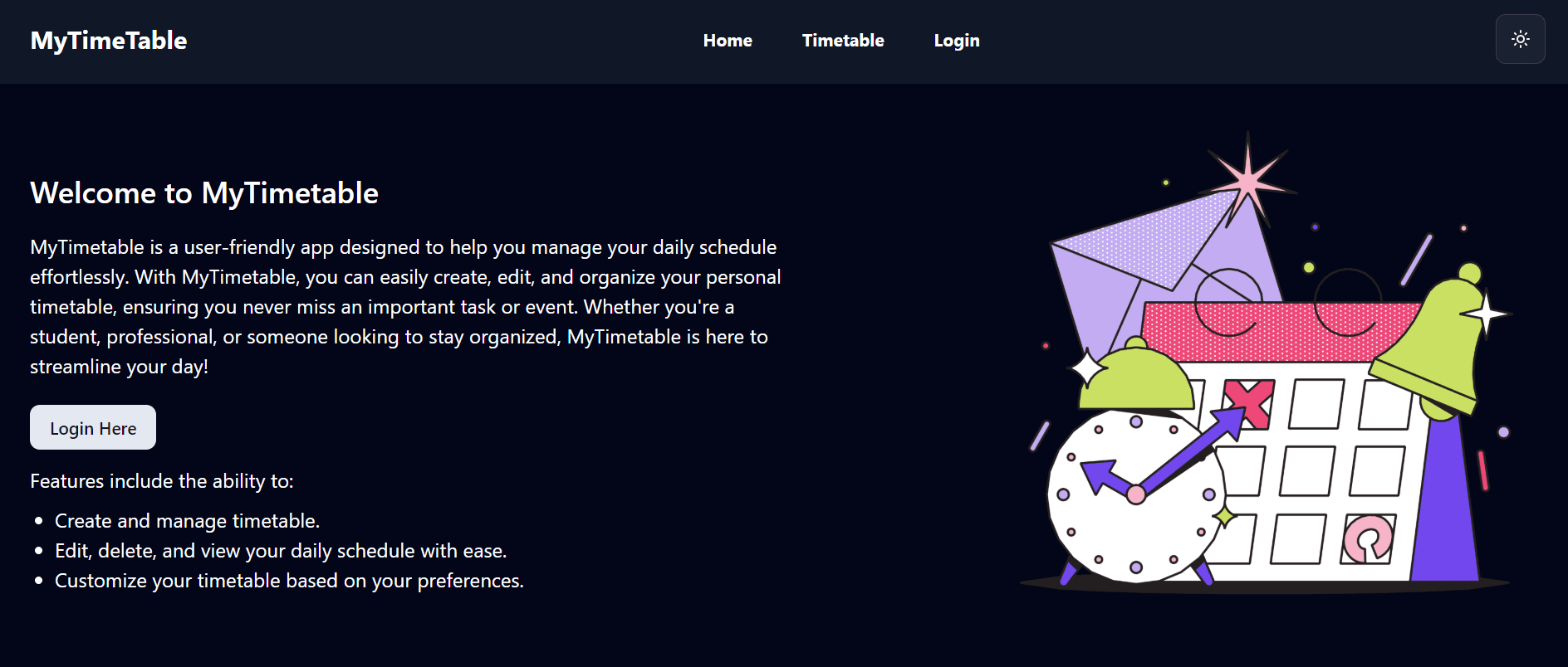 MyTimeTable