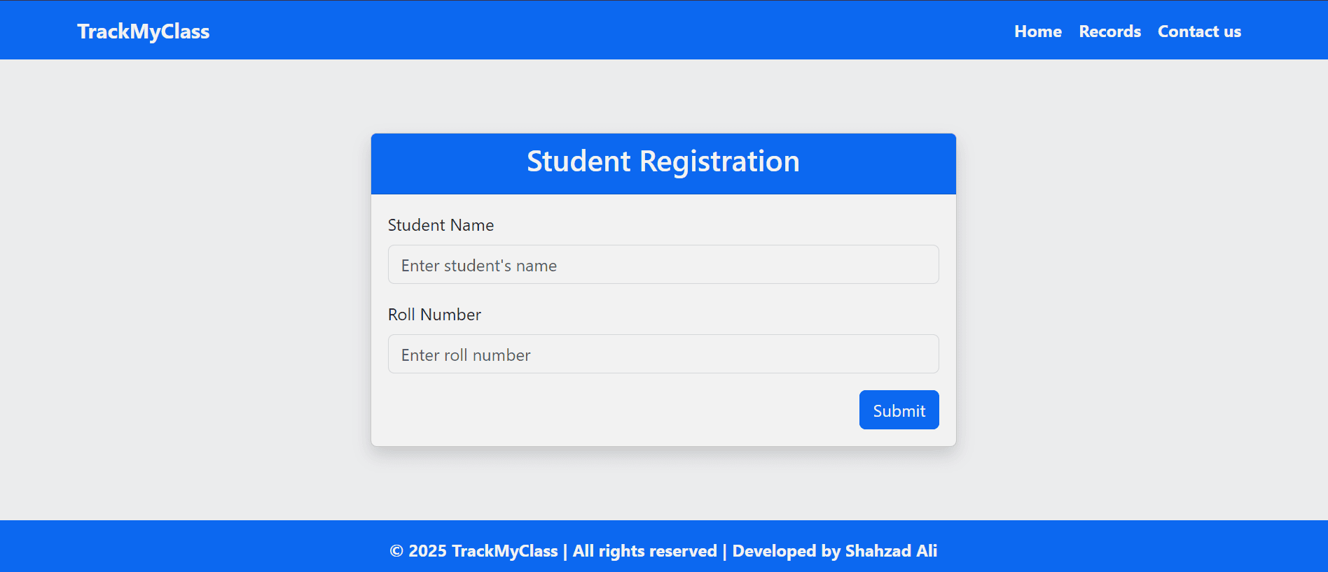 TrackMyClass