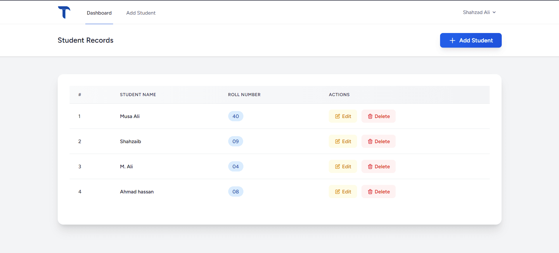 TrackMyClass